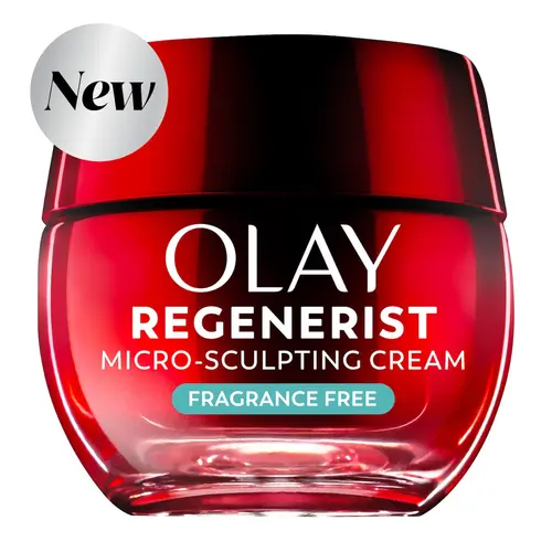 OLAY Regenerist Micro-Sculpting Fragrance-Free Moisturizer, Anti-Wrinkle Firming Cream for Restoring, Hydrating and Rejuvenating Skin