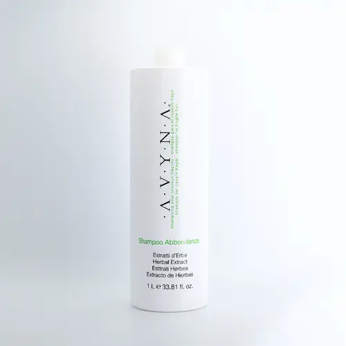 AVYNA Abbondanza Herbal Extract Shampoo (33.81 Oz) - Haircare, Gentle, Lightweight, Nourishing, Prevents Hair Loss, Rosemary, Shampoo Hair Growth