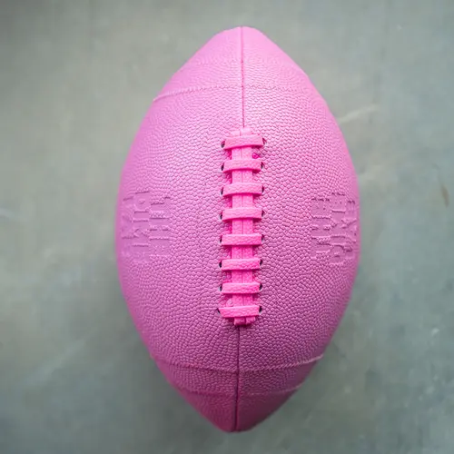 THE DIME LAB Scout Football, Bold Pink with Soft DimeTack for Total Control & All-Weather Grip, for Youth & Women's Flag Football, Bold Look, Female Flag, Football Equipment