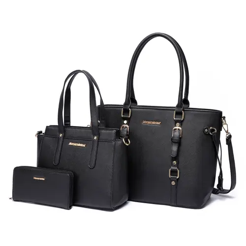 Montana West 3PCS Purses for Women  Tote Bag and Wallet Set Shoulder Satchel Handbags