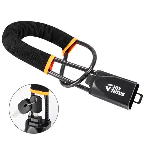 JOYTUTUS Summervibes Steering Wheel Lock with 3 Keys - Universal Anti-Theft Vehicle Accessories, Car Interior Accessories, Durable Construction, Quick Installation, Vjc Cable Compatibility for Cars, Trucks, SUVs