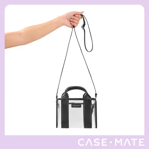 Jelly Stadium Bag, Unisex Transparent Crossbody Bag, Security Safe for Events, Travel Luggage Accessory