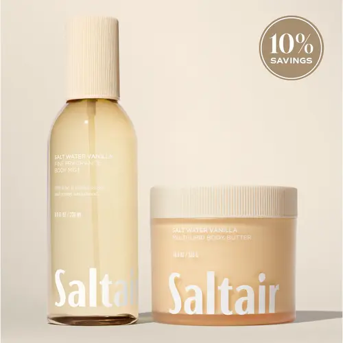 Saltair Salt Water Vanilla Body Duo - Vanilla, Creamy Sandalwood & Sea Salt