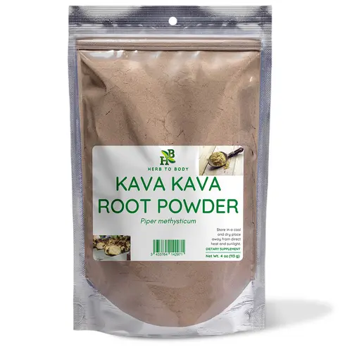Kava Kava Root Powder – 4 oz (113 g) and 1lb (454 g) |  Noble Variety from Vanuatu | Herb To Body