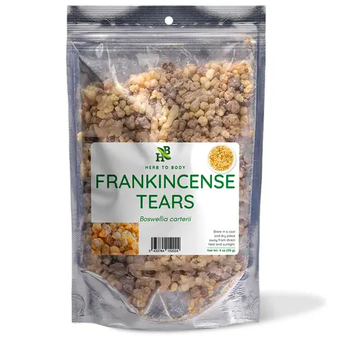Frankincense Tears – 4 oz (113 g) and 1lb (464 g) | Pure Boswellia Resin for Infused Water  | Herb To Body