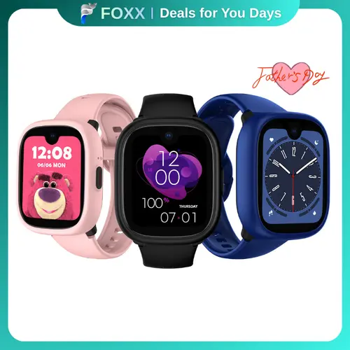 Miro Kids 4G Cellular Smart Wristwatch - MIRO-W1 Model, 1GB RAM, Android-Compatible Device, SIM Card Support, WiFi, HD Display, Chip, GPS+5-Way Positioning, IP68 Rated Waterproof Multifunctional Watch, In-Class Mode, 4 Modes, Ideal for School Kids