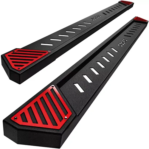 YITAMOTOR 6.5" Running Boards Compatible with 2019-2025 Chevrolet Silverado 1500/GMC Sierra 1500 Crew Cab, 2020-2025 Silverado /Sierra 2500HD 3500HD, Steel Side Steps Nerf Bars Rails (Excl. 2019 1500 LD)