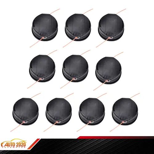 CROSSDESIGN 10/5PCS String Trimmer Heads Package, High-Quality Lawn Mowing Accessories with Adaptors, Multi-Model Fits Echo & Shindaiwa (Speed Feed 400, SRM 225, F Series) & More, Holds Up To 20ft Trimmer Line