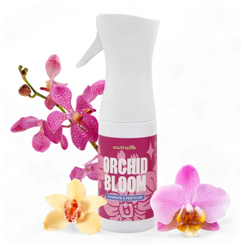 Orchid Bloom & Fertilizer - Encourage Orchid Blooms with Precise Nutrition & Humidity - Gentle Formula, Easy Continuous Spray for Maximum Coverage - Concentrated Dried Packets Make Double The Product