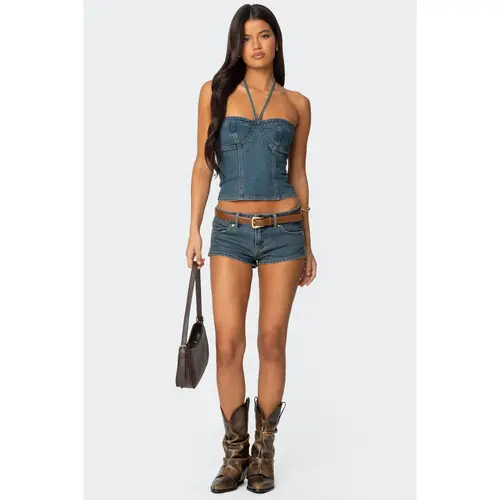 Jagger Low Rise Denim Shorts