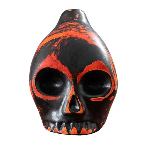 Aztec Death Whistle - Skull Type Wind Instrument with Human-Sounding Screams, Outdoor Scare Sound Whistle for Halloween