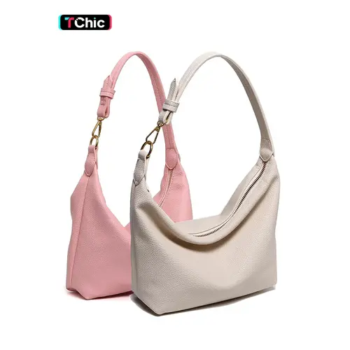 1 Piece PU Leather Bag, Simple Plain Large Bag, Soft PU Single Shoulder Underarm Bag, Casual Handbag, Fashion Bucket Bag, Minimalist Casual Bag