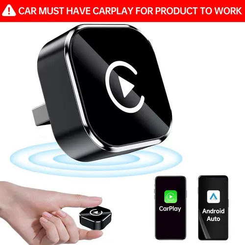 [Summervibes]Yurnlv 2026 New Wireless CarPlay Adapter - iPhone & Android Compatible with Quick connection, Hands-Free Calling Car Gadgets