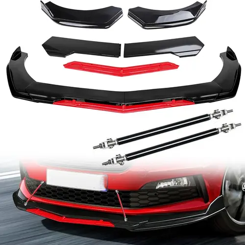 Arespark Front Bumper Lip Splitter, Car Universal Adjustable Spoiler Car Lip Body Kit Guard Wing Protector Trim,Bumepr Accessories For Decoration  #SummerWins #DealsforYouDays