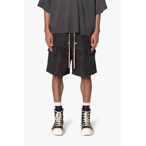 mnml Rave Double Cargo Shorts - Black