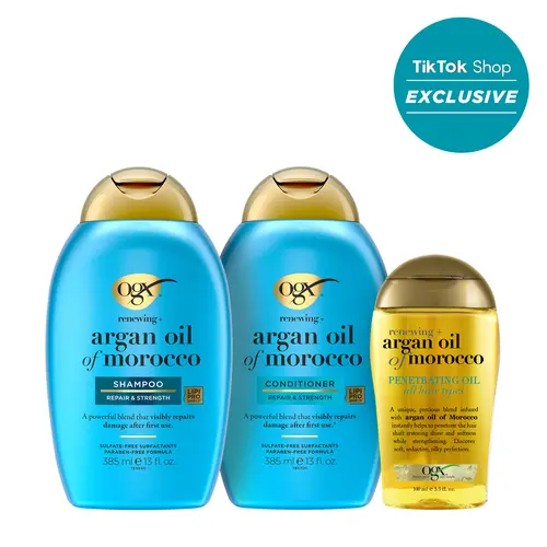 OGX [EXCLUSIVE] Signature Renewing + Argan Oil of Morocco Bundle