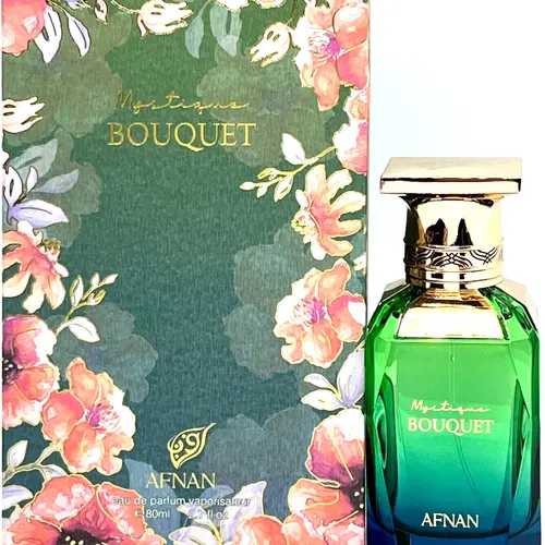 AFNAN Mystique Bouquet for Women Eau de Parfum Spray, 2.7 Ounce Perfume Fragrance Woody Saffron