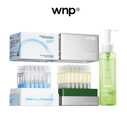 [WNP Official] The Essentials Skincare Set | 3x Collagen Tubes | Tightens and smooths fine lines | 4D Hyaluronic Acid Tubes with 3% Hyaluronic Acid | Erases parched wrinkles | WNP Hyaluronic Acid Face Wash | Gentle Deep Cleansing for Sensitive Skin summer