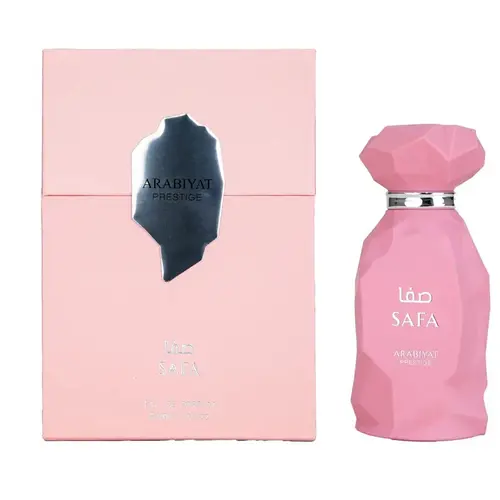Arabiyat Safa Eau De Parfum, Refined Perfumes for Women with Spicy Cinnamon & Arabian Rose Notes - EDP Spray for Adults, 3.4 fl oz / 100ml, Alcohol Base, Single Item, Elegant Design