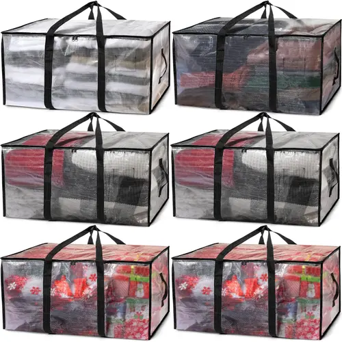 Oversized Moving Bags or Storage Bag – Large Moving Boxes with Backpack Straps, Zippers & Handles – Heavy-Duty Packing Bags for Moving, College Dorm, Christmas Decorations,dorm essentials,home decor