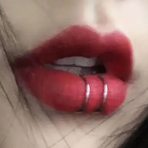 Women's 4pcs Geometric Lip Piercing Jewelry - Hypoallergenic Alloy Fake Piercing Accessories, Glamorous Hypoallergenic Wear, Valentine Gift Set for Parties, Accessories for Women