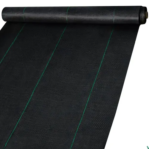 【Summerfinds】VEVOR 6FT300FT Premium Weed Barrier Fabric Heavy Duty 2.4OZ, Woven Weed Control Fabric, High Permeability Good for Flower Bed, Geotextile Fabric for Underlayment, Polyethylene Ground Cover