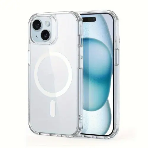 Magnetic MagSafe Wireless Protective Phone Case for iPhone 17 Pro Max-11 Series, Shockproof Protective Cover, Anti-Yellow UV Resistant, Anti-Fingerprint Slim Shell, Military Shatterproof, Full Camera Lens Protection, iPhone Accessories