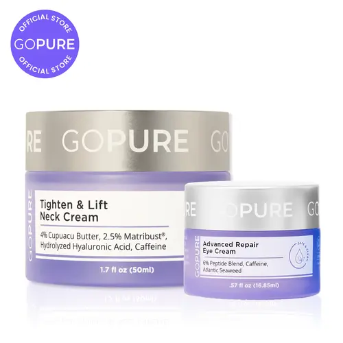 GOPURE Pure Renewal Duo - Neck Cream and Eye Cream Body Care Cosmetic