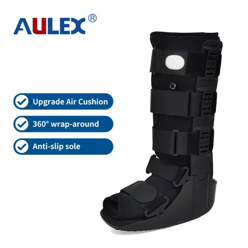 Air Walking Boot AULEXMED [DealsForYouDays], Tall Inflatable Air Cam Walker with 360° Support, Adjustable Air Cushion & Shock-Absorbing Sole