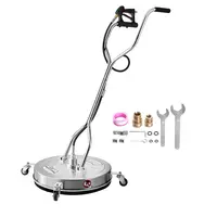 【toolupgrade】VEVOR 24" Pressure Washer Surface Cleaner - 4 Wheels, Dual Handle, Max 4000PSI, 6 Gal/Min Flow, Driveway Attachment, Power Attachment, Quick Connect Adapter Set