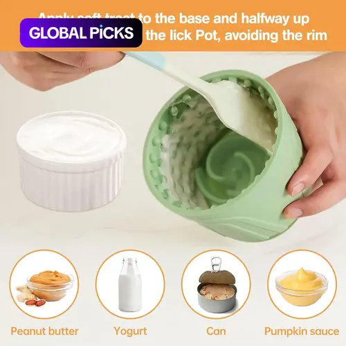 Silicone Slow Feeder Bowls, Anti-Choking Design Pet Snack Dispenser, Pet Feeding Supplies for Small and Large Dogs #GLOBAL PICKS