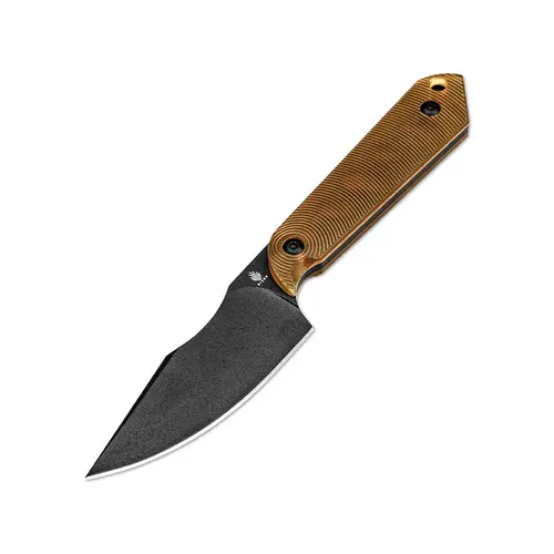Kizer EDC Harpoon Mini 3V PEI 1040S5 - Redesigned PEI Handle with Ripple Texture Grip & Kydex Sheath for Everyday Carry