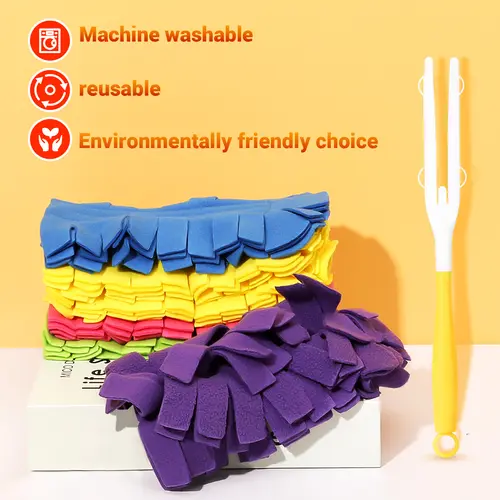 Duster Refills for Swiffer, Electrostatic Dust Removal Brush Refills Multisurface 360° Larger Size Dusters with 4X Microfibers, Unscented Disposable Dusters for Cleaning Home, Blinds, Fans Gloves,dorm essentials,home essentials