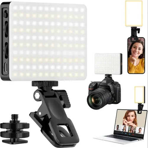 Portable Phone Fill Light, Rechargeable 3 Light Modes Phone Selfie Light, Multifunctional Fill Light for Makeup, Vlog, Selfie Led Lights, Rechargeable Video Light