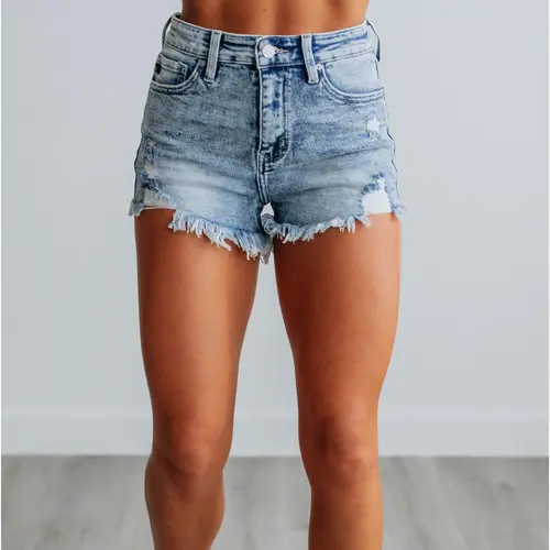 Kaia KanCan Shorts - Medium Wash