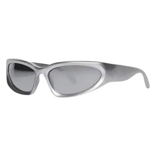 Y2K Glasses & Sunglasses 2000s Retro | Black Rave Party Shades | Futuristic Rimless Wrapround UV400 Sunglasses for Women Men | Unisex Sports Fashion Sun Glasses, Trendy Casual Sunglasses, Stylish Accessories, Trendy Vintage Sunglasses, Accessories Adults