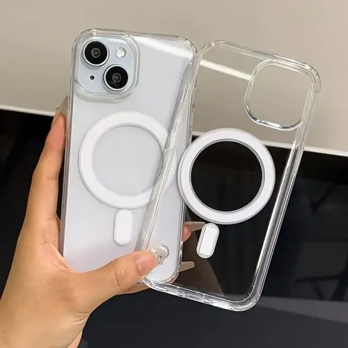 for iPhone 17/16/16E/15/14 Plus/13/12/11 Pro Max/X/XS/XSMAX, Transparent Phone Case with a Magnetic Wireless Charging Military Grade Drop Protection Shockproof Protective Cases, for Iphone 17 Pro Max,back to school,back to school haul