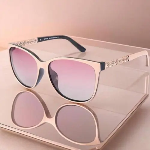 Women's Ombre Tinted Lens Eyeglasses, Trendy Casual Eyewear for Everyday Use, Fashion Accessories for Outdoor Activities, Eyewear Lux Trendy, Casual Stylish Glasses