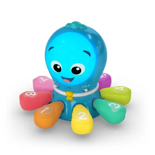 BABY EINSTEIN Baby Einstein Go Opus Go 4-in-1 Crawl & Chase Pal - Interactive Sensory Toy for Infants with 4 Modes of Learning and Fun