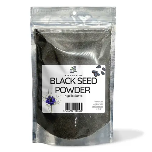 Black Seed Powder - 4 oz (113 g) | Nigella Sativa | Herb To Body