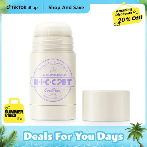 【New Arrivals】HICC PET Gentle Puppy Eye Balm for Tear Stains Coconut Oil Infused, Hypoallergenic Soothe & Hydrate, Safe for Puppies, Pet Eye Tear Stain Balm Natural Cleanses, Soothes & Brightens Stain Perfect for Dogs and Cats#DealsForYouDays
