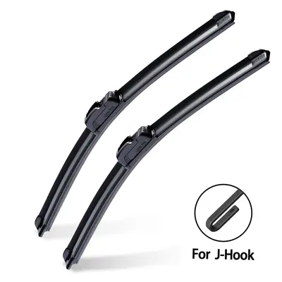DOG TAIL All-Season Wiper Blades for J-Hook Wiper Arm Zero Noise Zero Streaks OEM Quality Classic Auto Accessories Car Parts Automotive Replacement