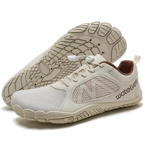 WateLves Barefoot Water Shoes for Women Men Wide Toe Quick-Dry Athletic Hiking Sneakers Mesh Breathable Aqua Shoes with Drainage Holes for Beach Swim Surf Pool Boat Swimming Activewear a Shoes with Drainage#sohochic