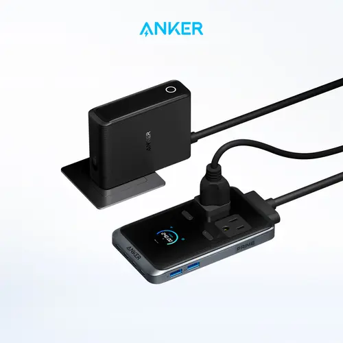[Live Only] Anker Prime Charging Station 240W 8-in-1 USB C Power Strip with 2 AC, 4 USB-C, 2 USB-A, 5 ft Detachable Extension Cord for iPhone 15/14, MacBook & Desktop Accessory sohochic