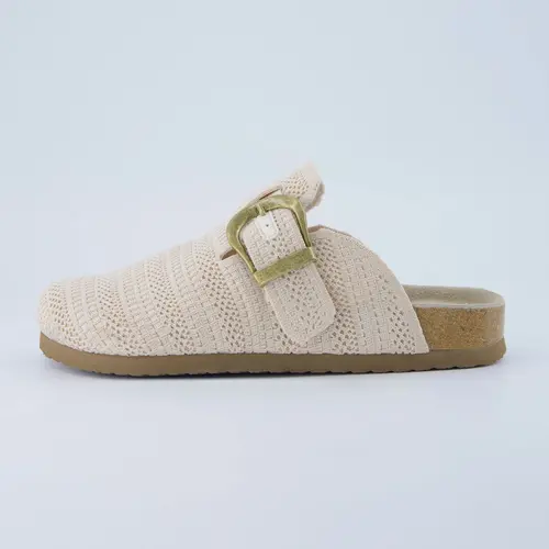 Cushionaire Women's Dumbo Knit Clog - Cushioned Genuine Suede Insoles, Soft Stretch Knit Upper