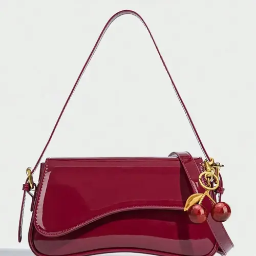 Women's Solid Color Shoulder Bag, Fashionable PU Leather Crossbody Bag for Daily Used, Casual Trendy Versatile High-quality Daily Commuting Bag, Crossbody Purse Handbags, Casual Trendy Purses