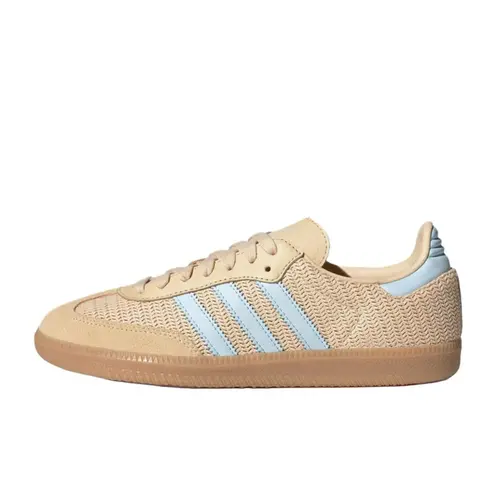 Women's Adidas Samba OG Classic Sky Cardboard Sneakers - Closed-Toe, Rubber-Soled Sports Footwear for Daily Wear, Casual Walking, Shoes, Gum Sole