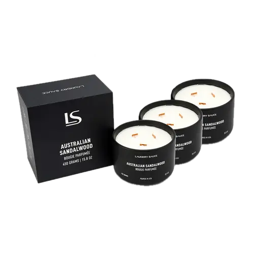 Luxury 3-Wick Candle, 3 Pack