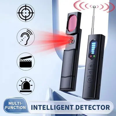 Portable Signal Detector | Wireless Signal Scanner | Infrared Lens Finder | Compact Travel Safety Device
