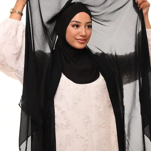 Women's Solid Color Khimar, Elegant Fashionable Modest Hijab for Daily Wear, Modesty Hijab, Casual Versatile Hijab for Women